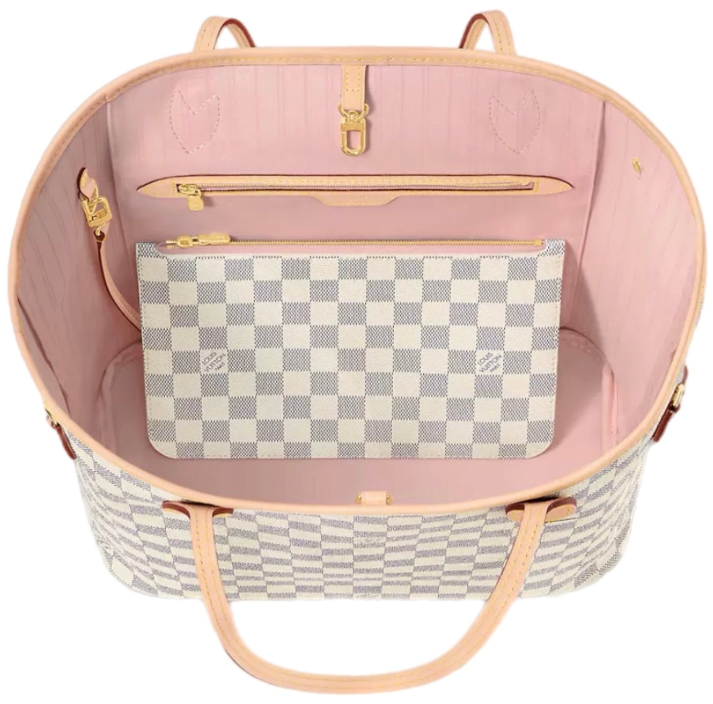 Rose Ballerine Tote Louis Vuitton inspired bag