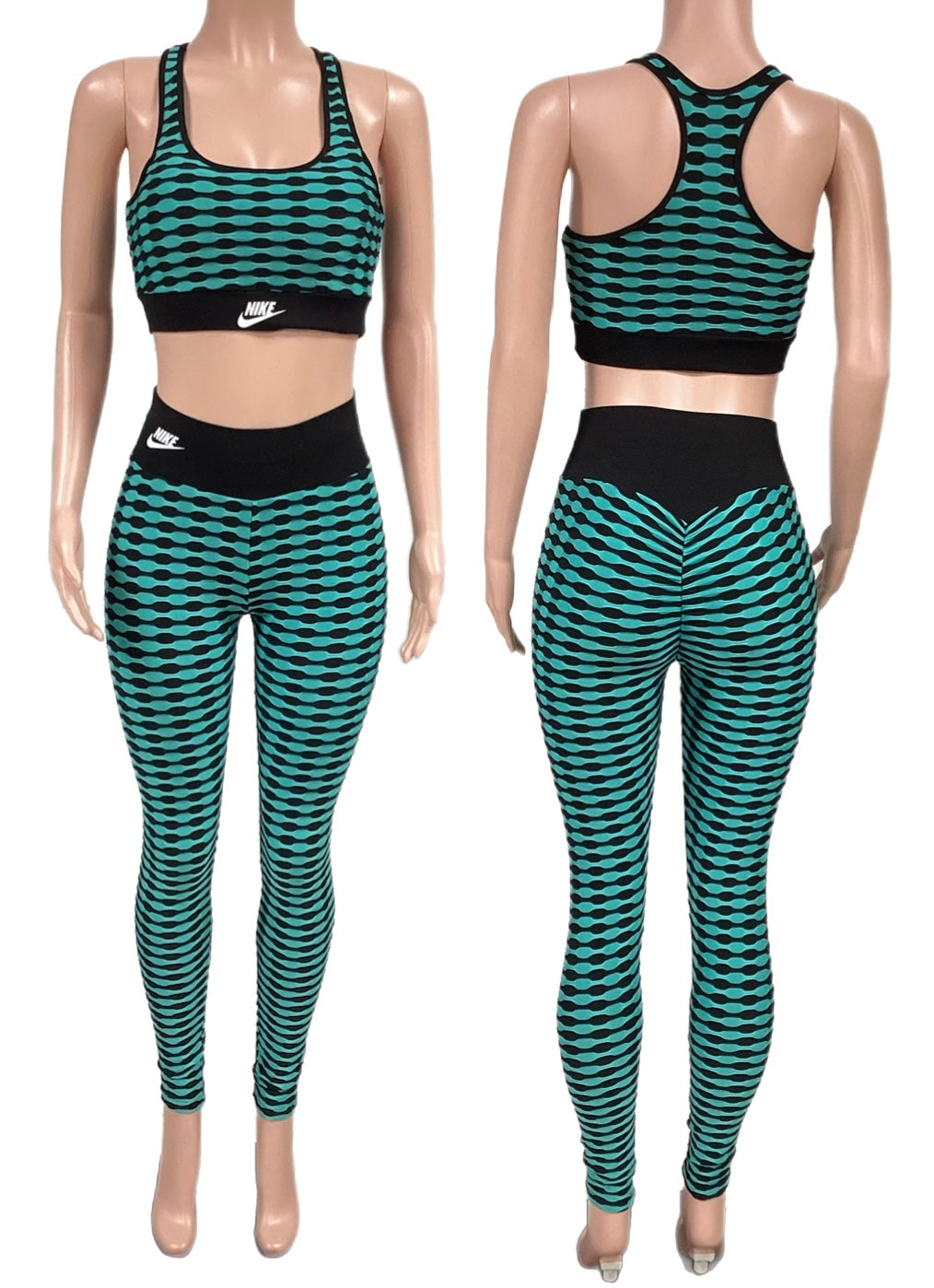 Nike inspired workout set