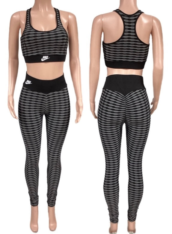 Nike inspired workout set