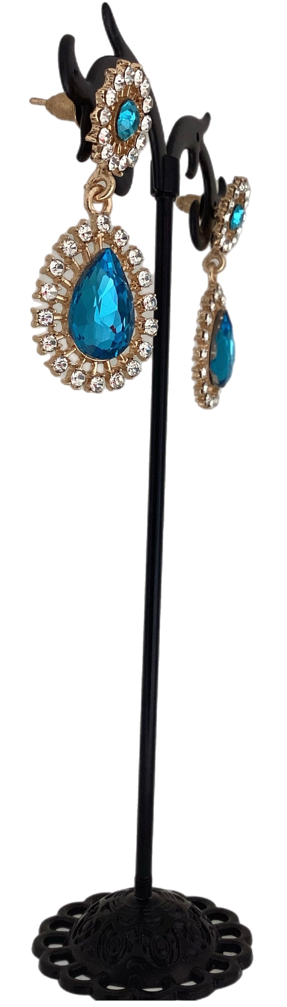 Teardrop Rhinestone Earrings