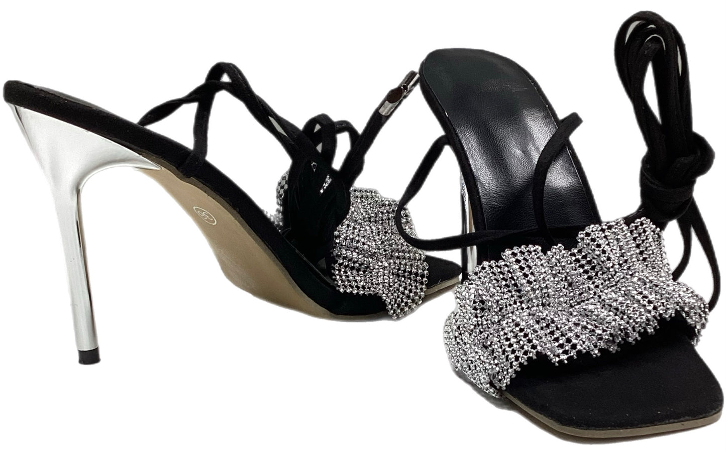 Bling Tie Up Heel