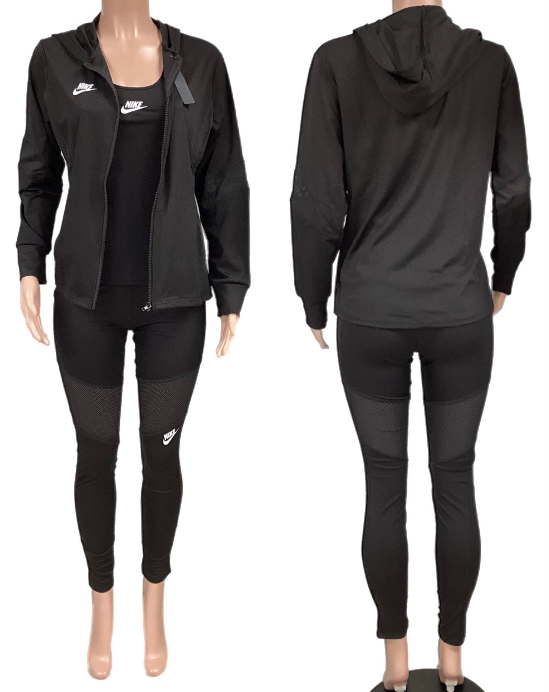 Black Nike 3pc track set