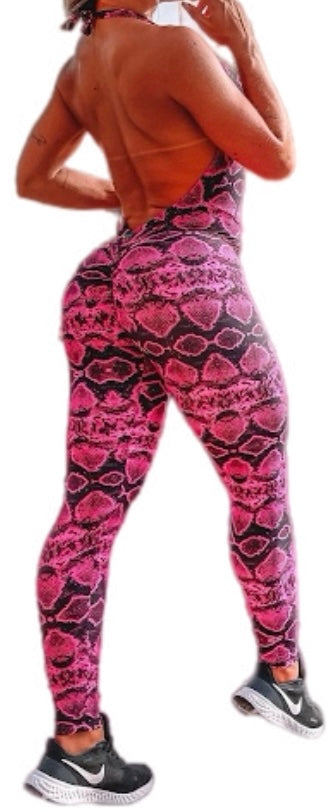 Gorgeous Print Python Jumpsuit