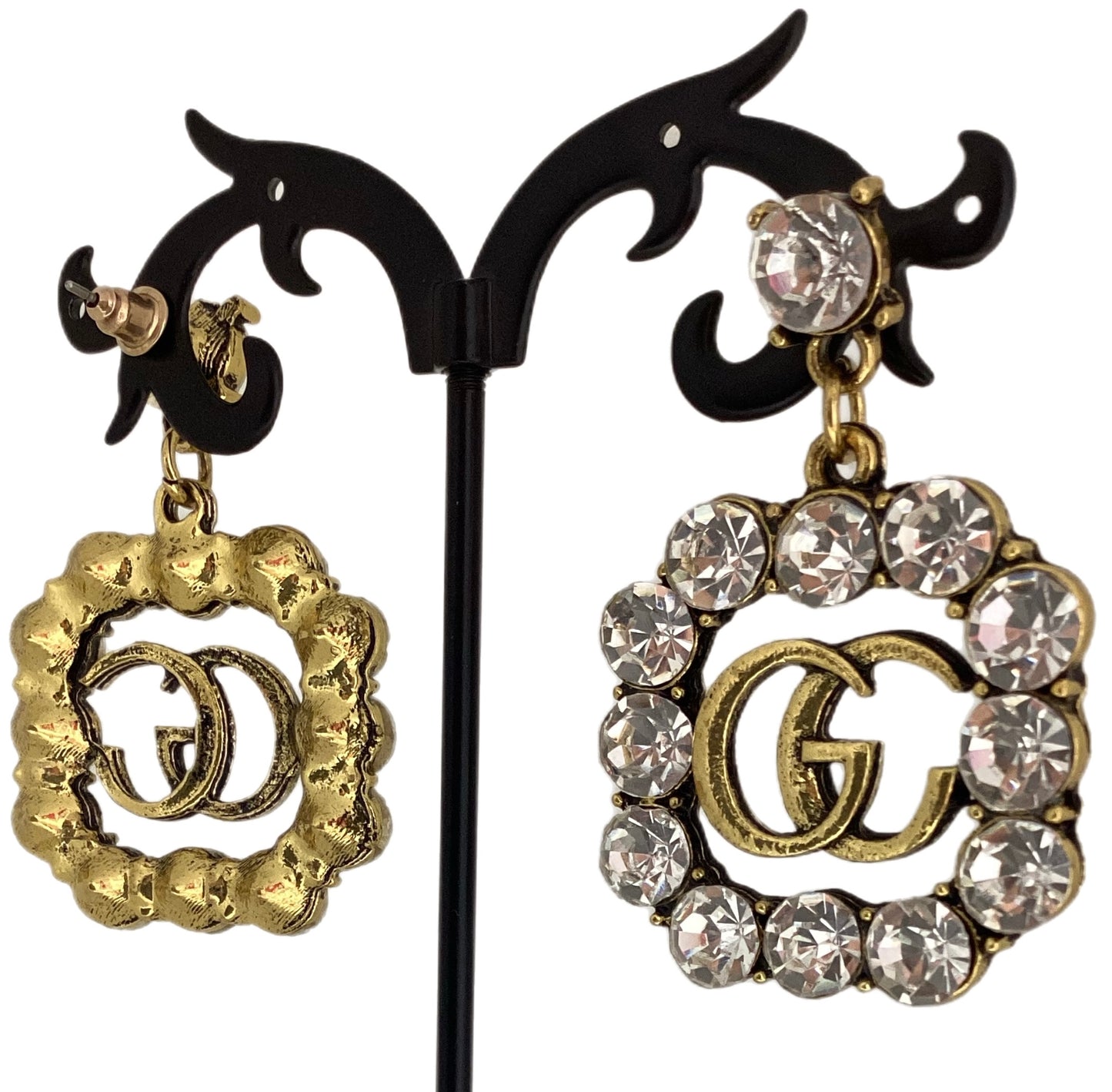 Square Gucci Dangle Earrings