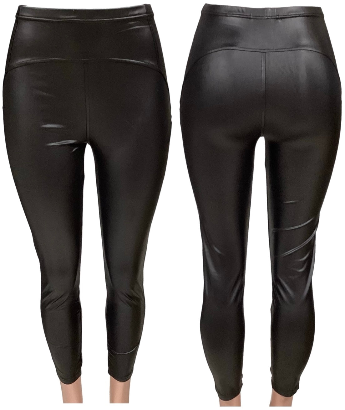 Faux Thin Leather Leggings