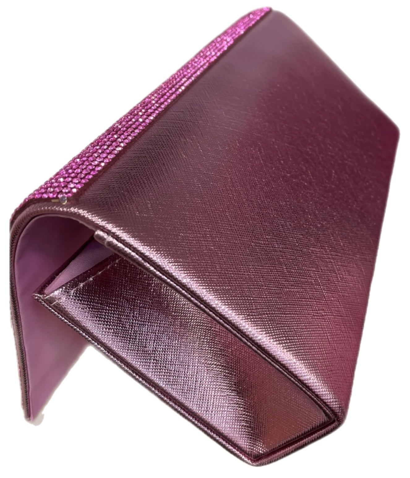 Pink Dreaming Metallic Clutch