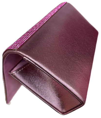 Pink Dreaming Metallic Clutch