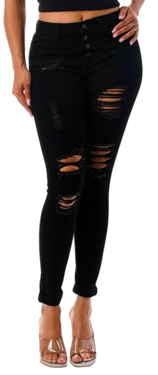 Black Ripped Jeans