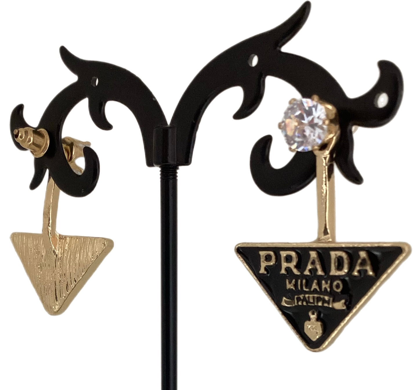 Triangle Prada Earrings