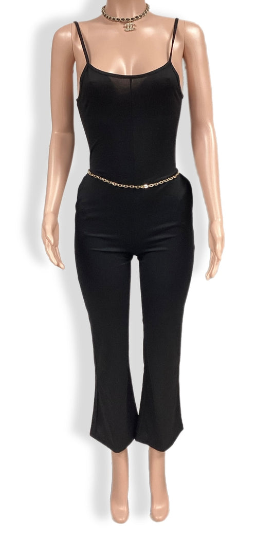 One piece body on spaghetti strap jumpsuit romper