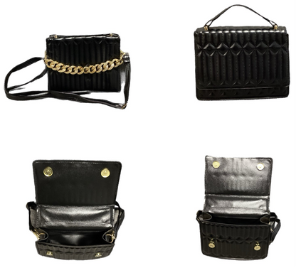 Front Chain Crossbody Square Purse