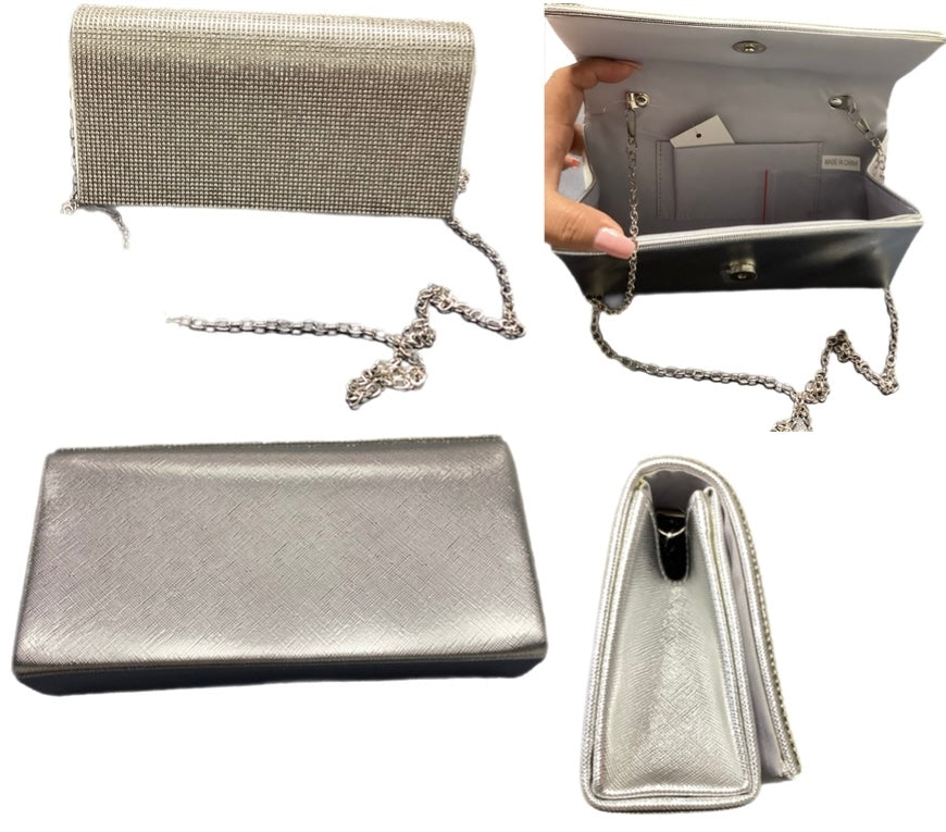Pink Dreaming Metallic Clutch