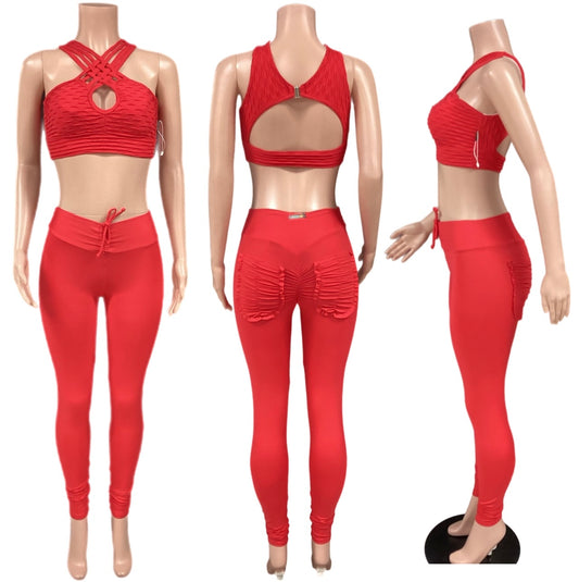 Red Workout Set