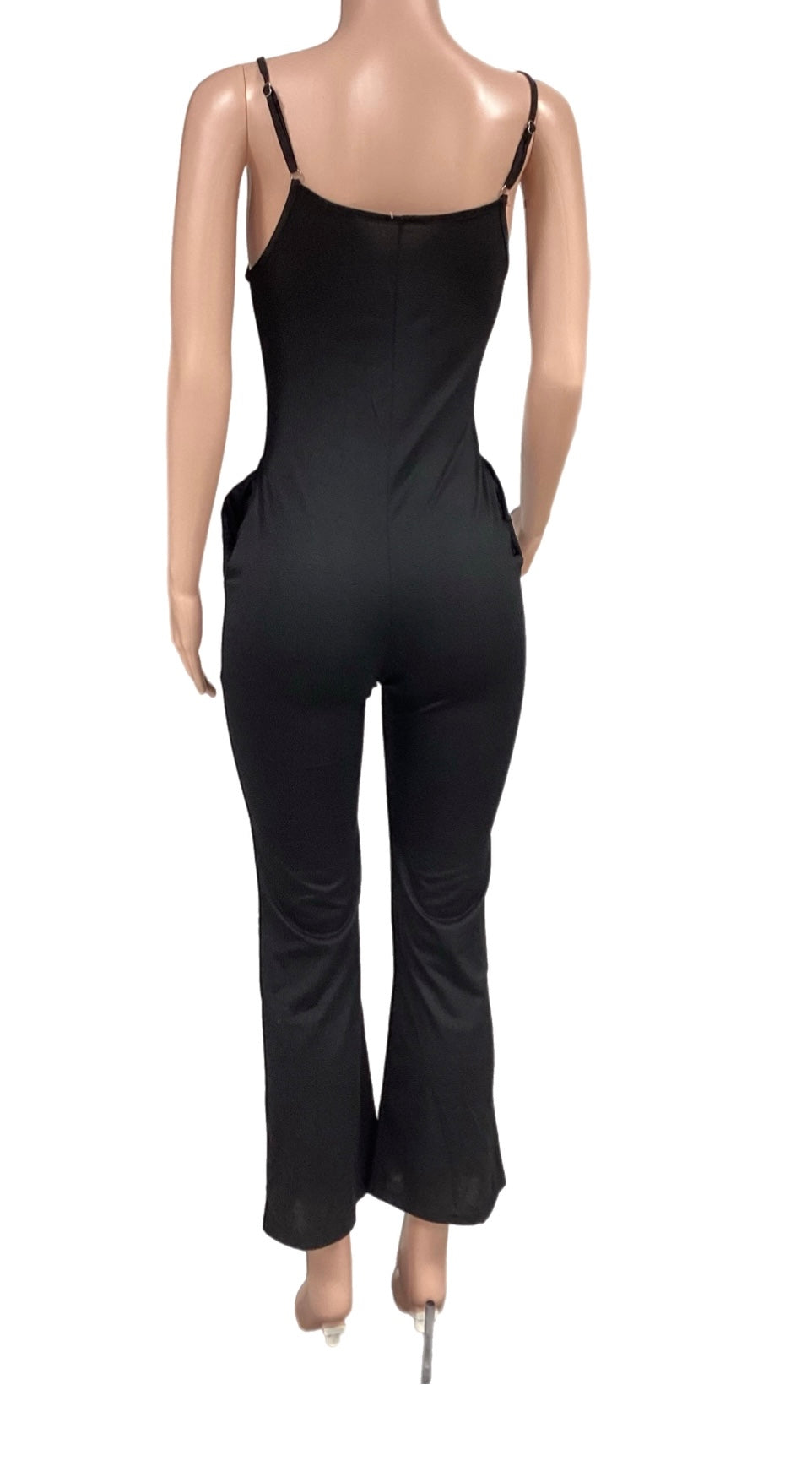 One piece body on spaghetti strap jumpsuit romper