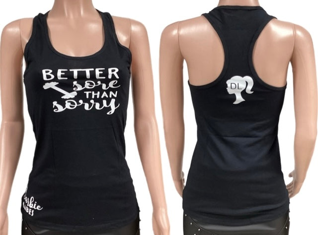 Barbie Babes Better Sore Than Sorry Tank Top