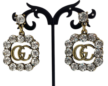 Square Gucci Dangle Earrings