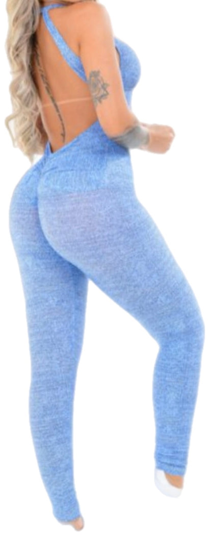 Jean Wash Jumpsuit