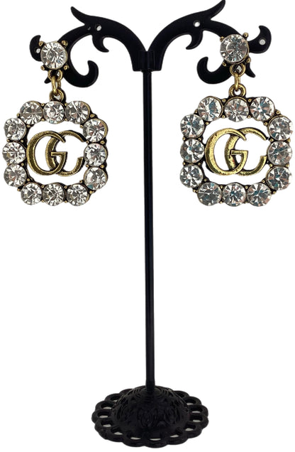 Square Gucci Dangle Earrings