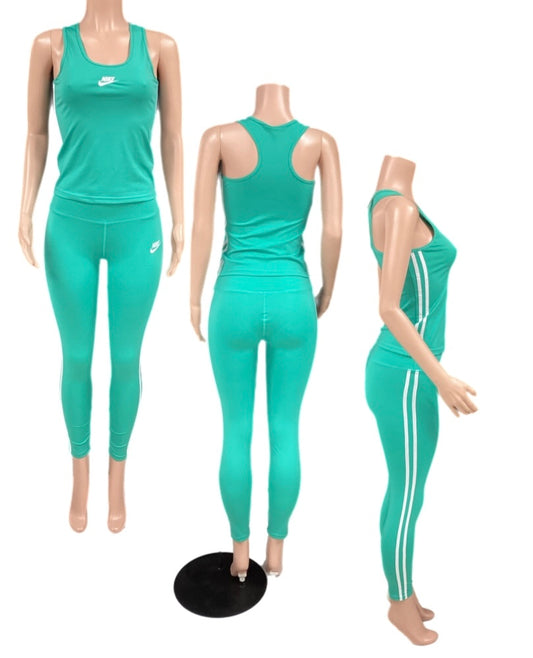 Nike Aqua blue 3pcs track set