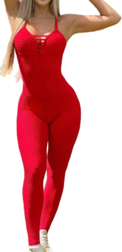 Backless Scrunch Butt Lifting Jumpsuit