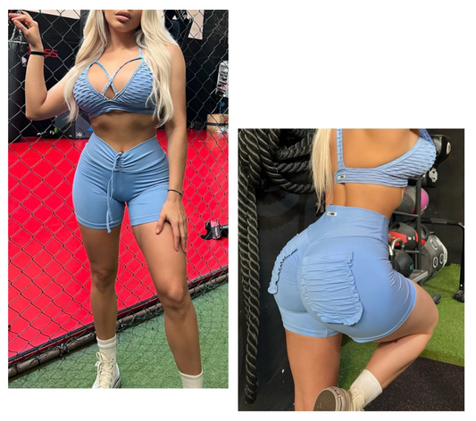 Blue Short Set