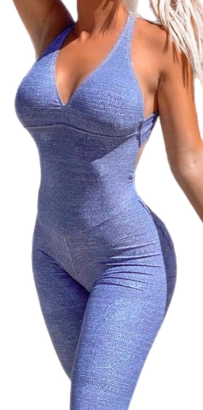 Jean Wash Jumpsuit