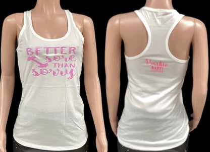 Barbie Babes Better Sore Than Sorry Tank Top