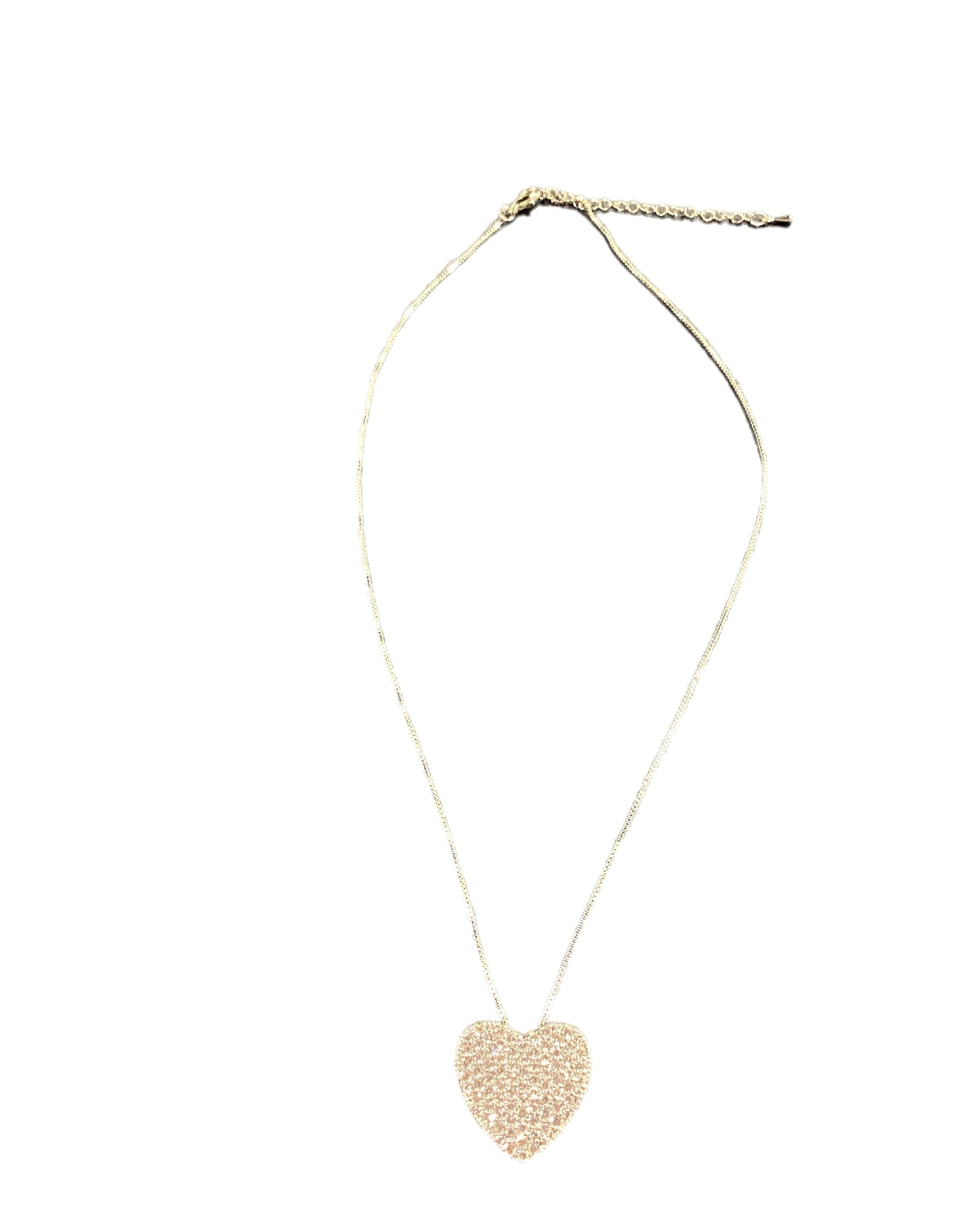 Gold heart necklace