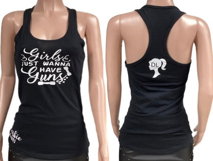 Girls Just wanna Have Guns Tank Top