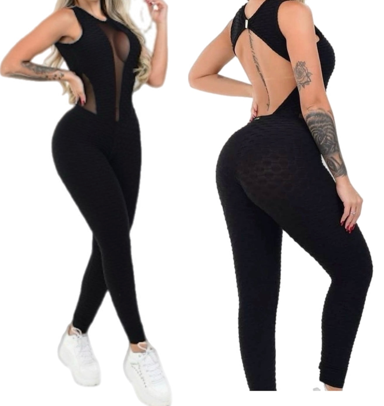 Mesh Cut-Out Bodysuit