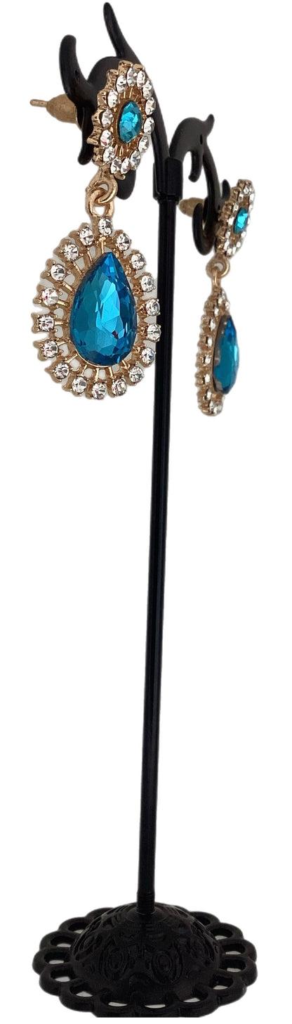 Teardrop Rhinestone Earrings