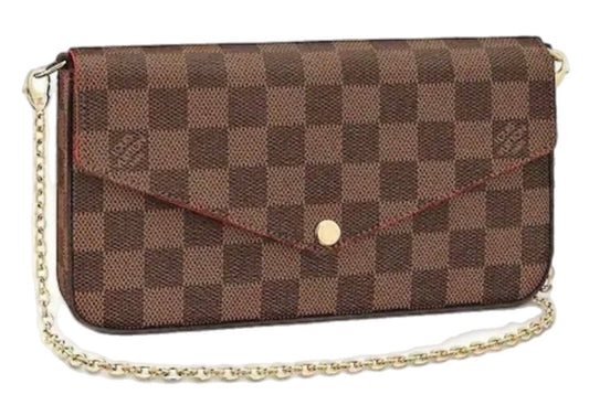 Brown Louis Vuitton Clutch & Wallet