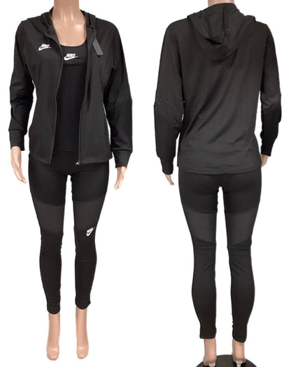 Black Nike 3pc track set
