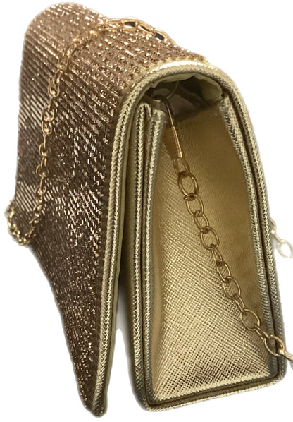Pink Dreaming Metallic Clutch