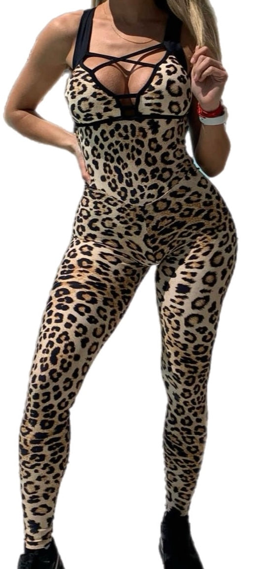 Leopard Active Bodysuit