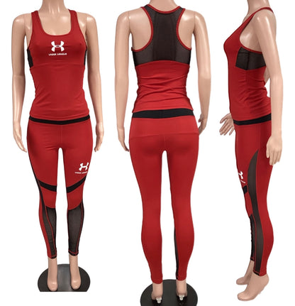 Red/Black Under Armour 3pc Track Set