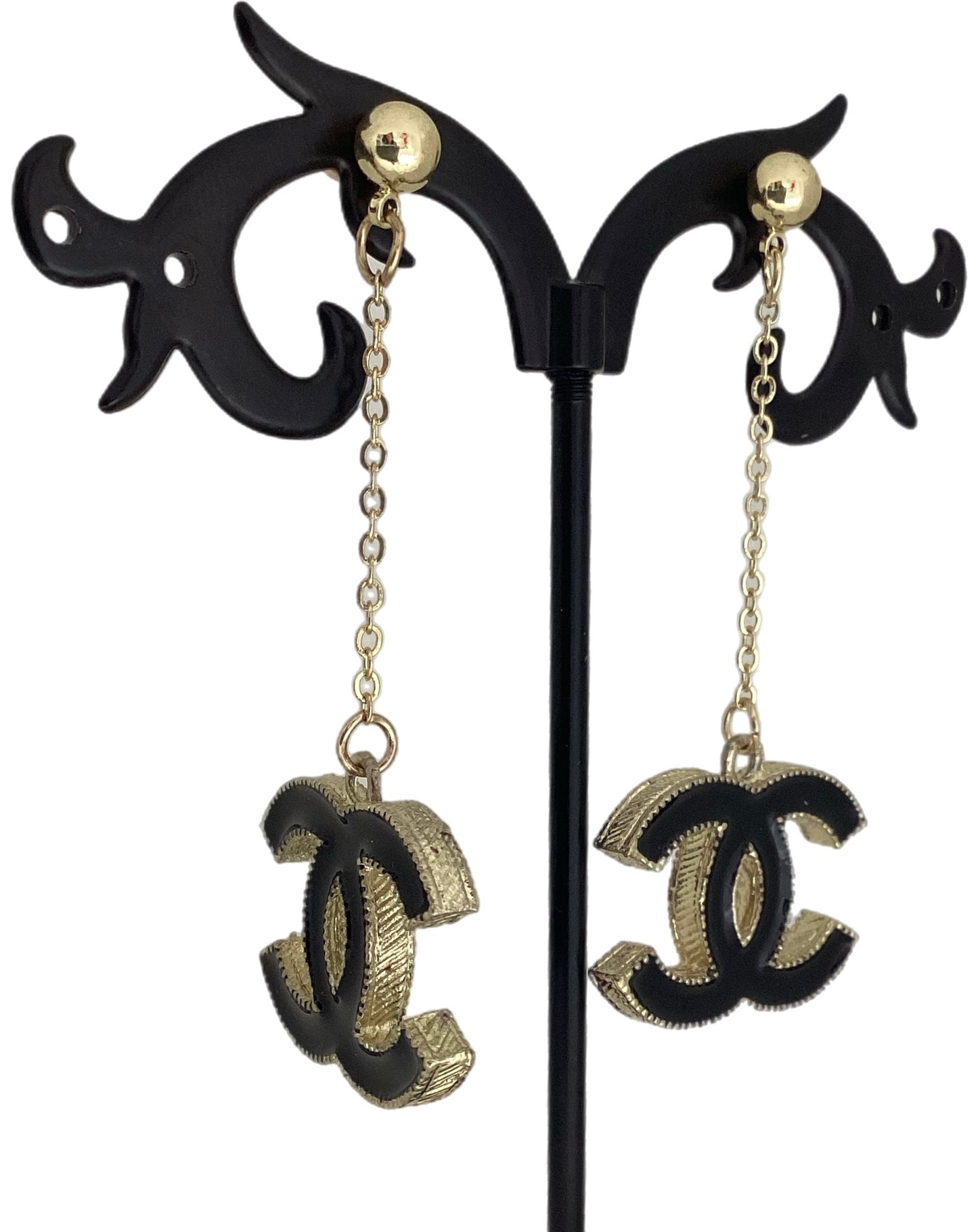 Long Dangle Chanel Earrings