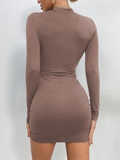 Side Scrunch Mini Dress