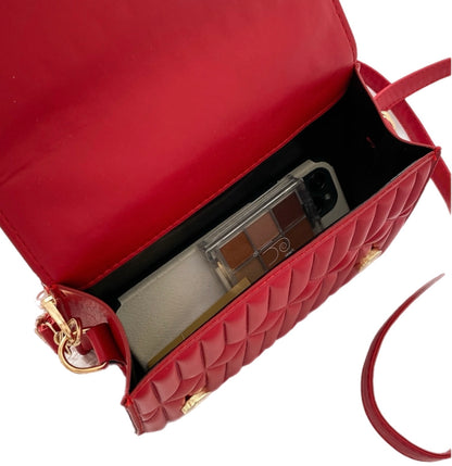 Front Chain Crossbody Square Purse