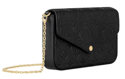 Félice Pochette Black Louis Vuitton inspired bag