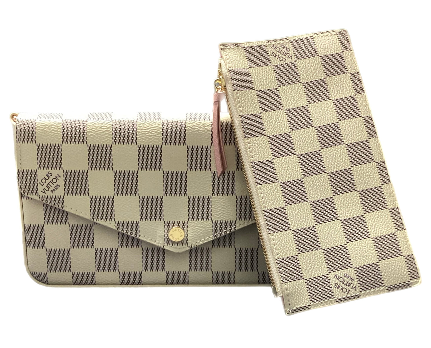 Whiteout Louis Vuitton Clutch & Wallet