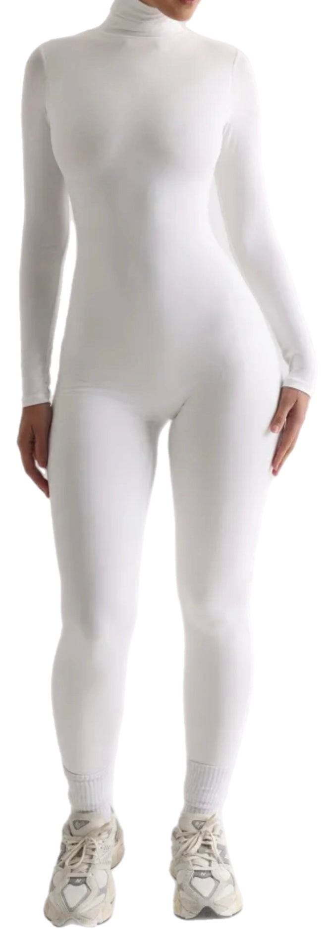 Turtleneck Long Sleeve Jumpsuit