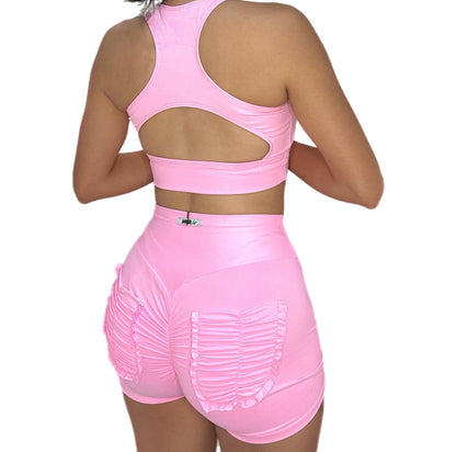 Pink Short Set