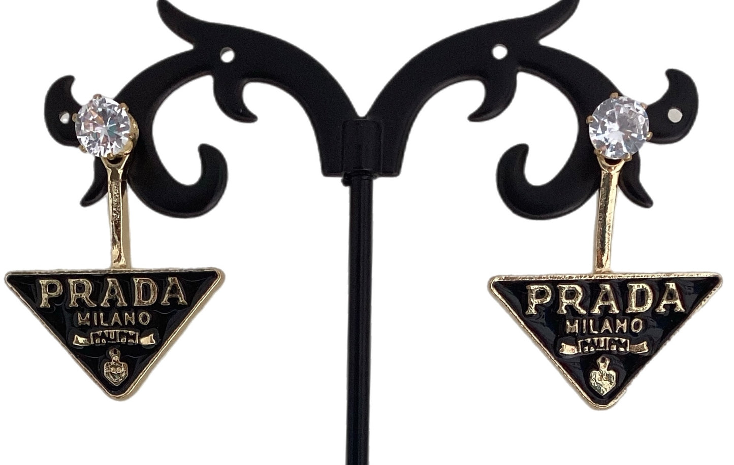 Triangle Prada Earrings