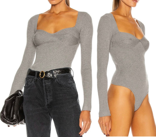 Sweater knit LongSleeve BodySuit