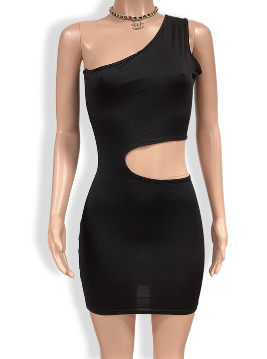 One shoulder dress