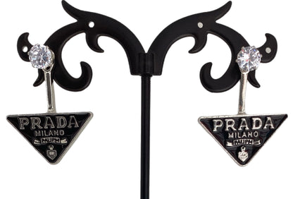 Triangle Prada Earrings