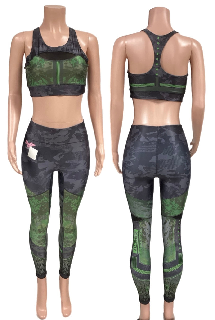 Barbie Babes Workout Set Gray/Green