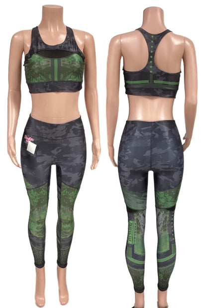 Barbie Babes Workout Set Gray/Green