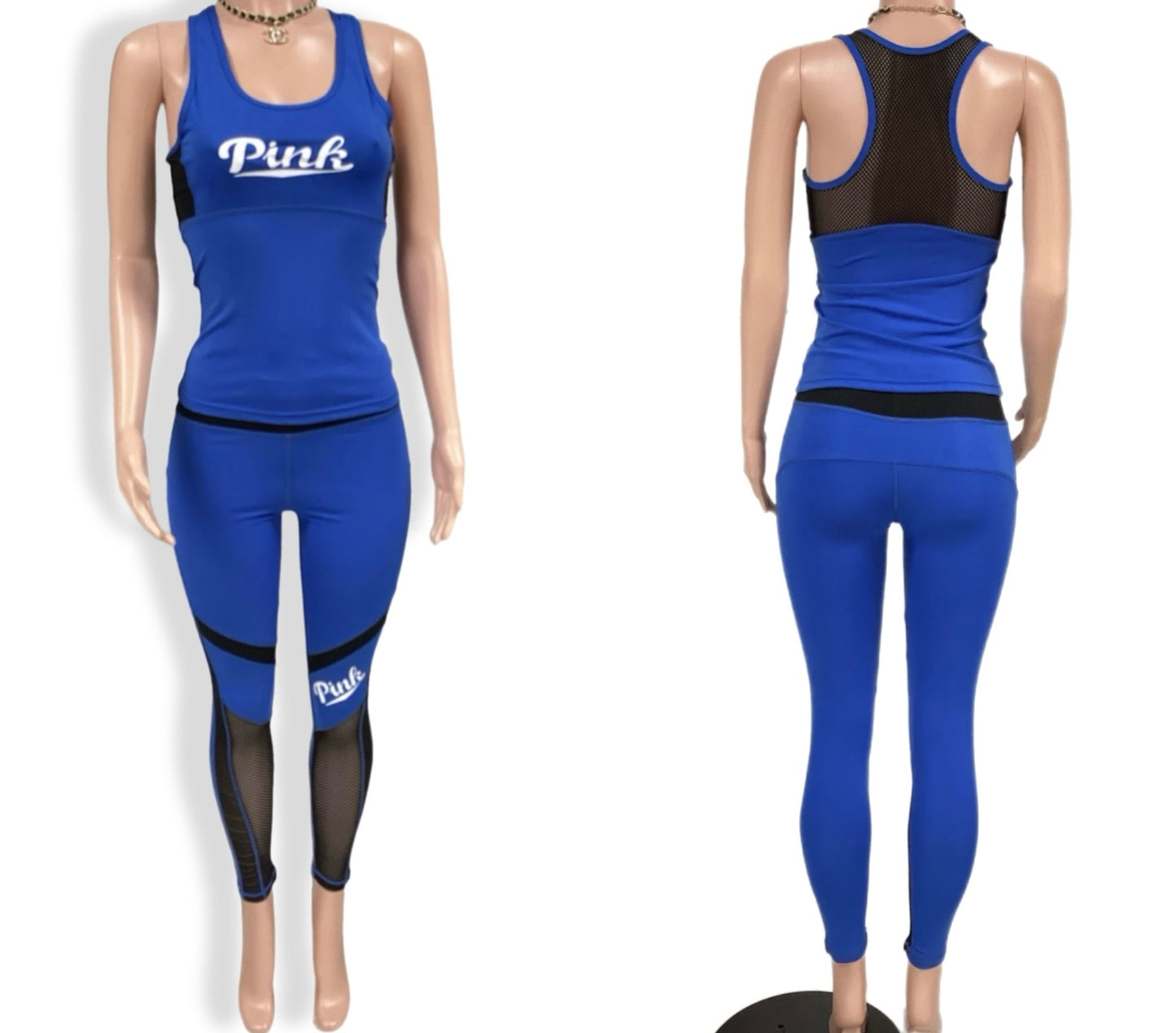 Royal Blue & Black Pink 3pc track set